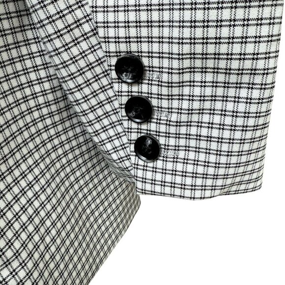 Rachel Zoe Black and White Checkered Blazer - Picture 7 of 8